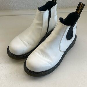 White. Dr. Martens